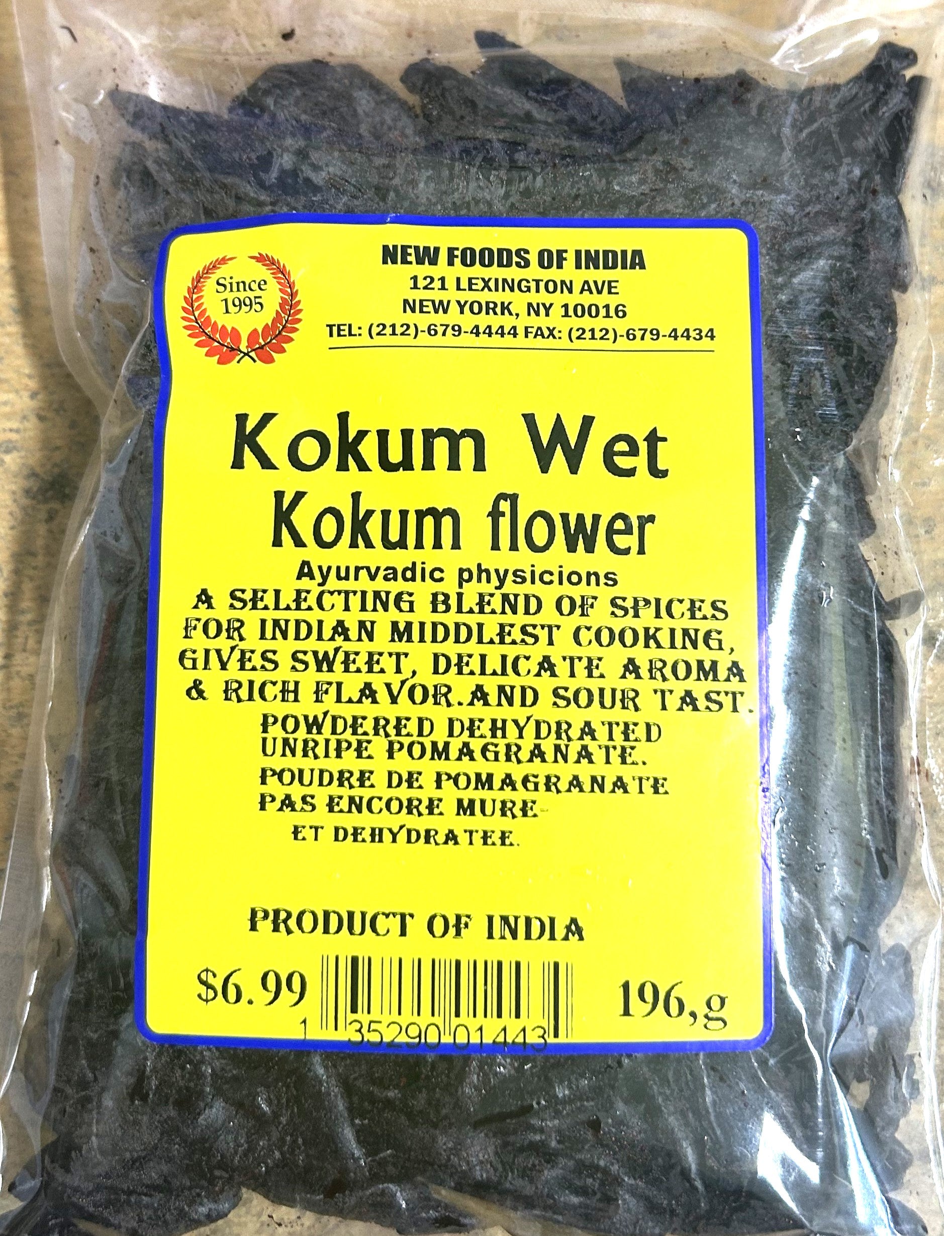 100% Natural Organic Kokum Wet