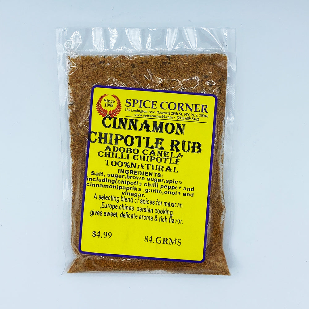 Cinnamon Chipotle Rub 84 grams.