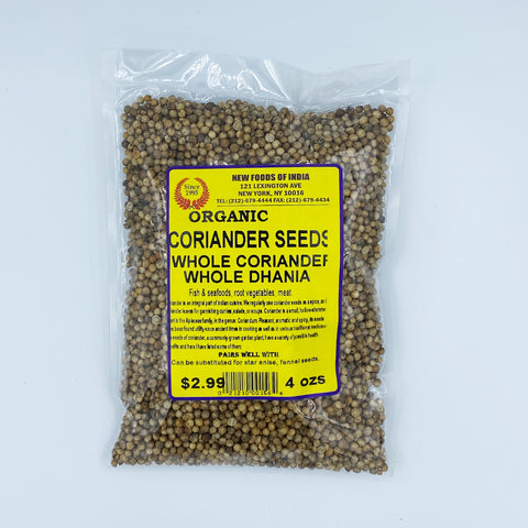 Organic Coriander Seeds ( Whole Dhania)