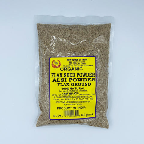 Flax Seed / ALSI SEEDS  Powder  Organic/ 140 grams.