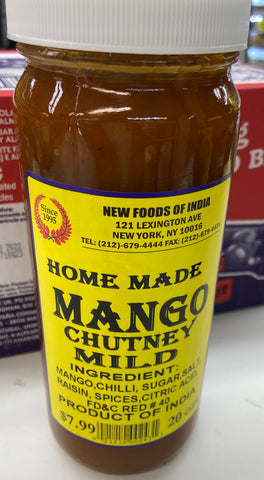 MANGO CHUTNEY MILD 20 OZS