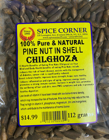 CHILGOZA Pine nuts in shell