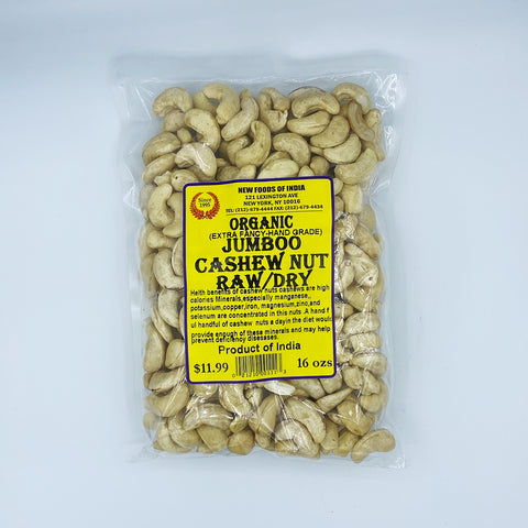 CASHEW NUTS  JUMBO Nut  Raw Dry 1 LB