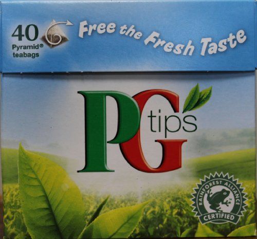 PG tips tea black pyramid tea 40 bags