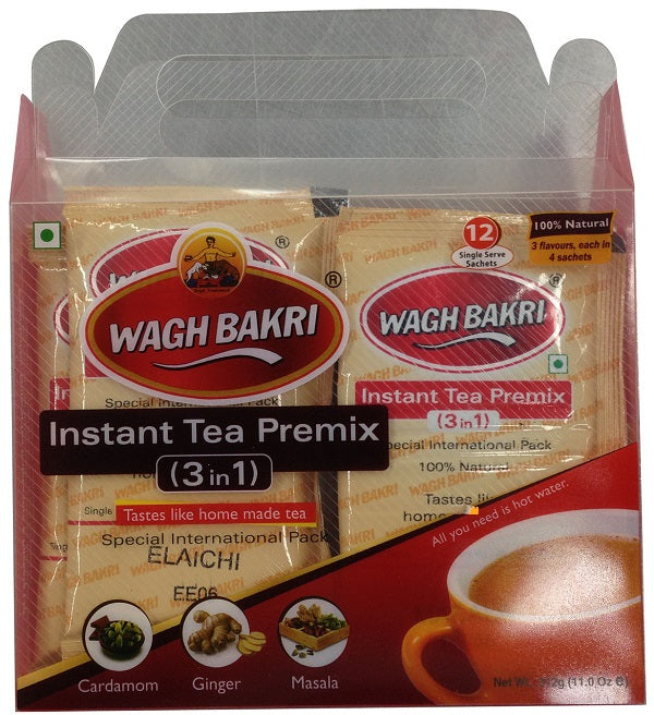 Wagh Bakri Instant Tea Premix 3 In 1 Elaichi 312 Grams
