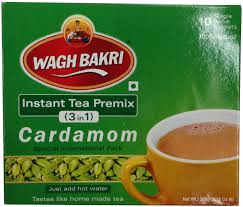 Wagh Bakri Instant Cardamom Tea Premix 3 In 1 10 Sachets
