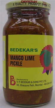 Mango & Lime Pickle 14 OZS (Bedekar)