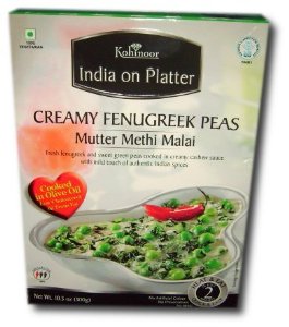 Creamy Fenugreek Peas