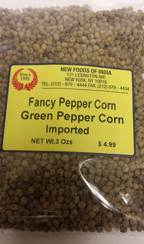 Fancy Green Pepper Corn 3 OZS