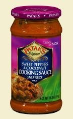 JalFrezi Sweet Peppers & Coconut Cooking Sauce 14.5 Ozs
