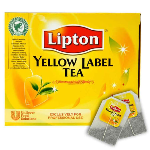 YELLOW LABLE TEA BAGS 100 TEA BAGS
