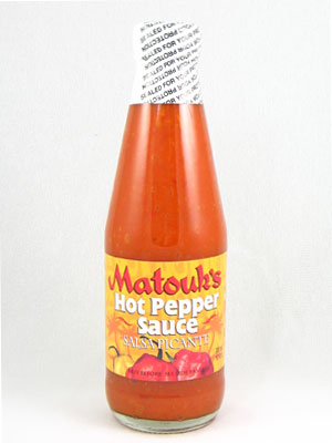 HOT PEPPER SAUCE 10 OZS