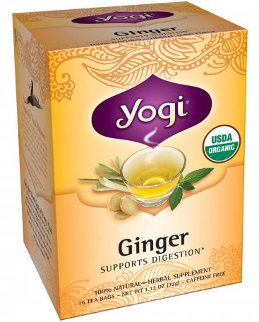 yogi tea ginger caffeine 32 gram